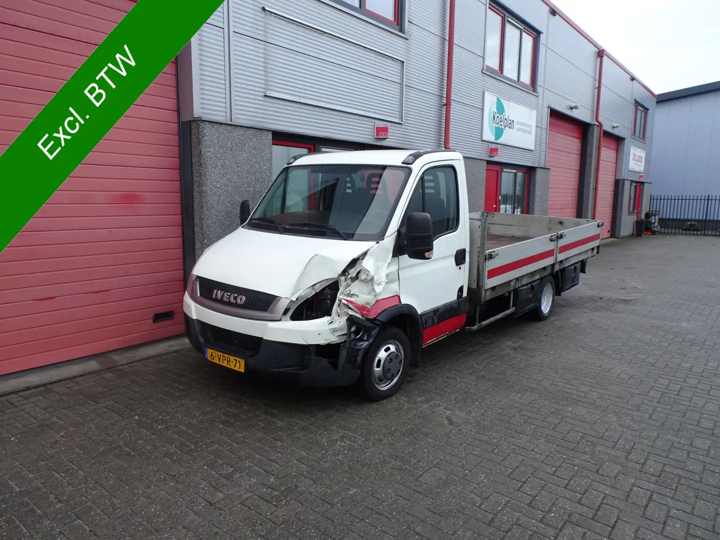 Iveco Daily 35C15 375 3 zits 425 x 218 x 40 open laadbak Wit - 1