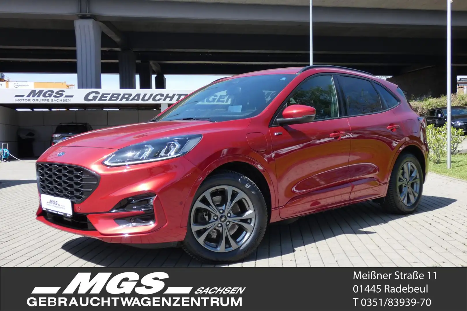 Ford Kuga 2.5 PHEV "ST-Line" #NAVI # LED  #PDC #AHK #TECHNO Rot - 1