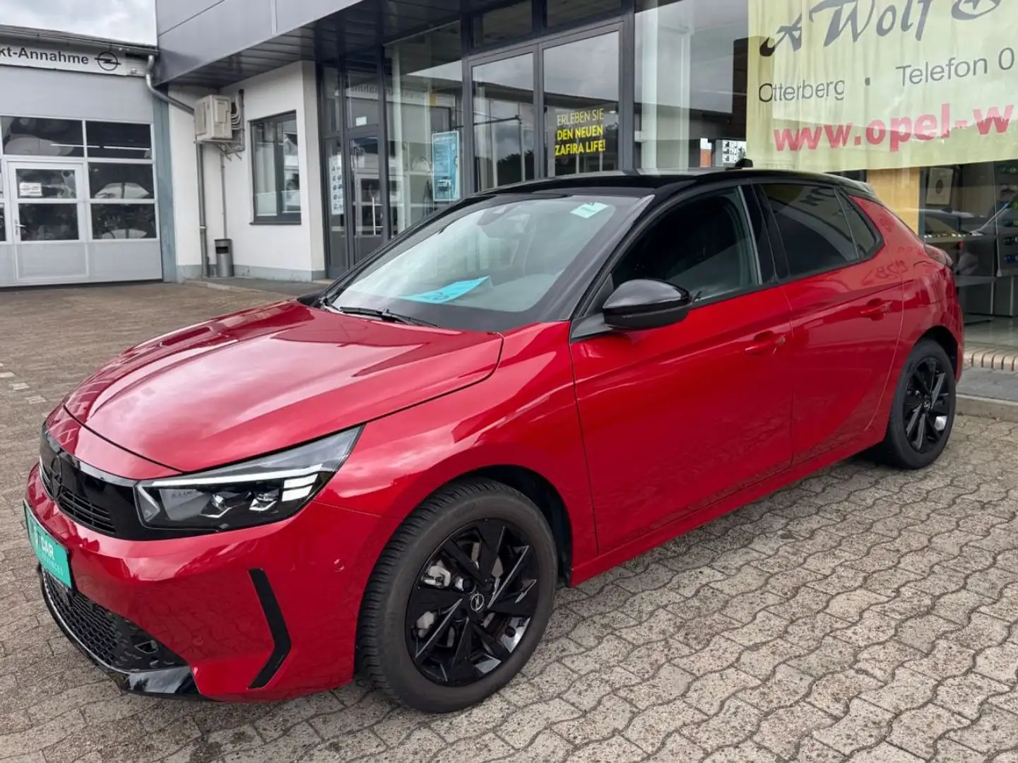 Opel Corsa F GS Facelift +M-LED+180-Kamera+SHZ+NAVI+ Rood - 1