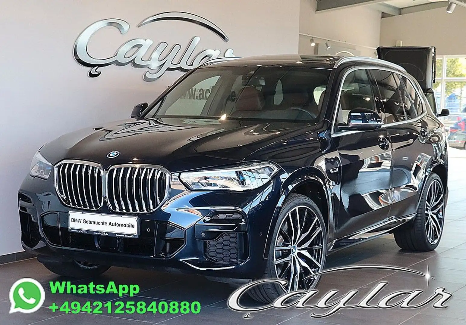 BMW X5 45e M SPORT LASER SITZBELÜFTUNG PANO AHK 22" Schwarz - 1