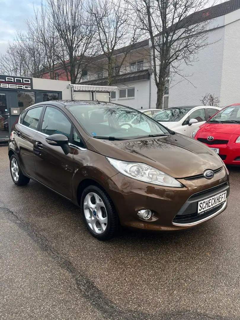 Ford Fiesta 1,25 60kW Titanium*2.HAND*KLIMA*SHZ*PDC* Brun - 1