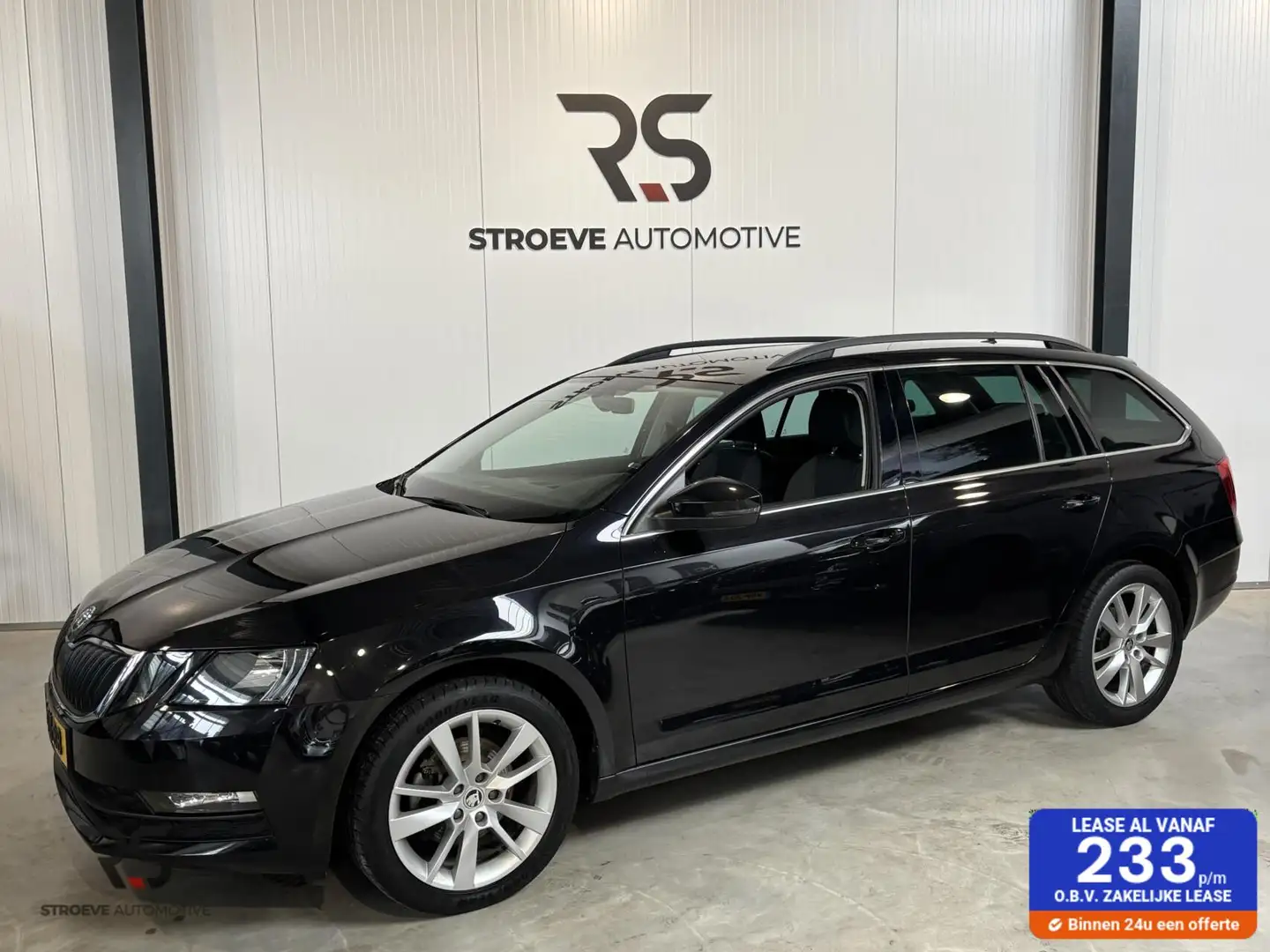 Skoda Octavia Combi 1.5 TSI 150 pk DSG Buss Edition Plus | Nav | Zwart - 1