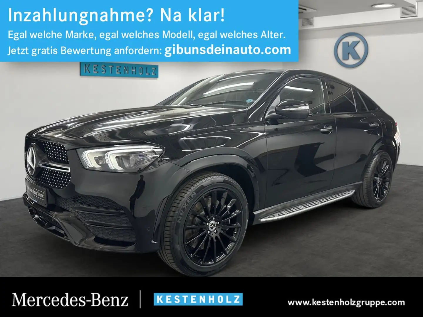 Mercedes-Benz GLE 350 e 4M Coupé AMG+360°+PANO+BURMEST+MEMORY Nero - 1