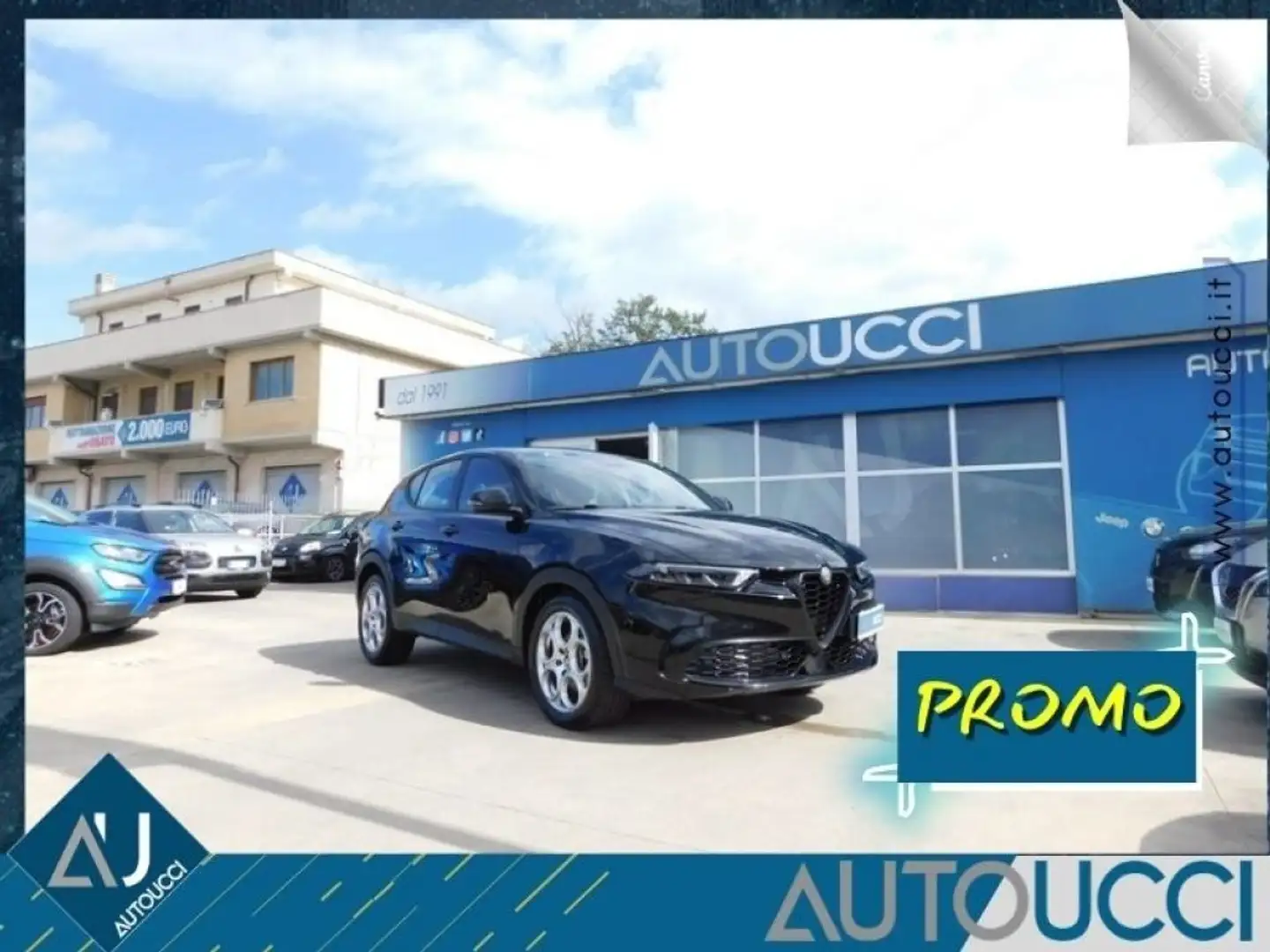 Alfa Romeo Tonale 1.6 diesel 130 CV AT SPRINT Schwarz - 1
