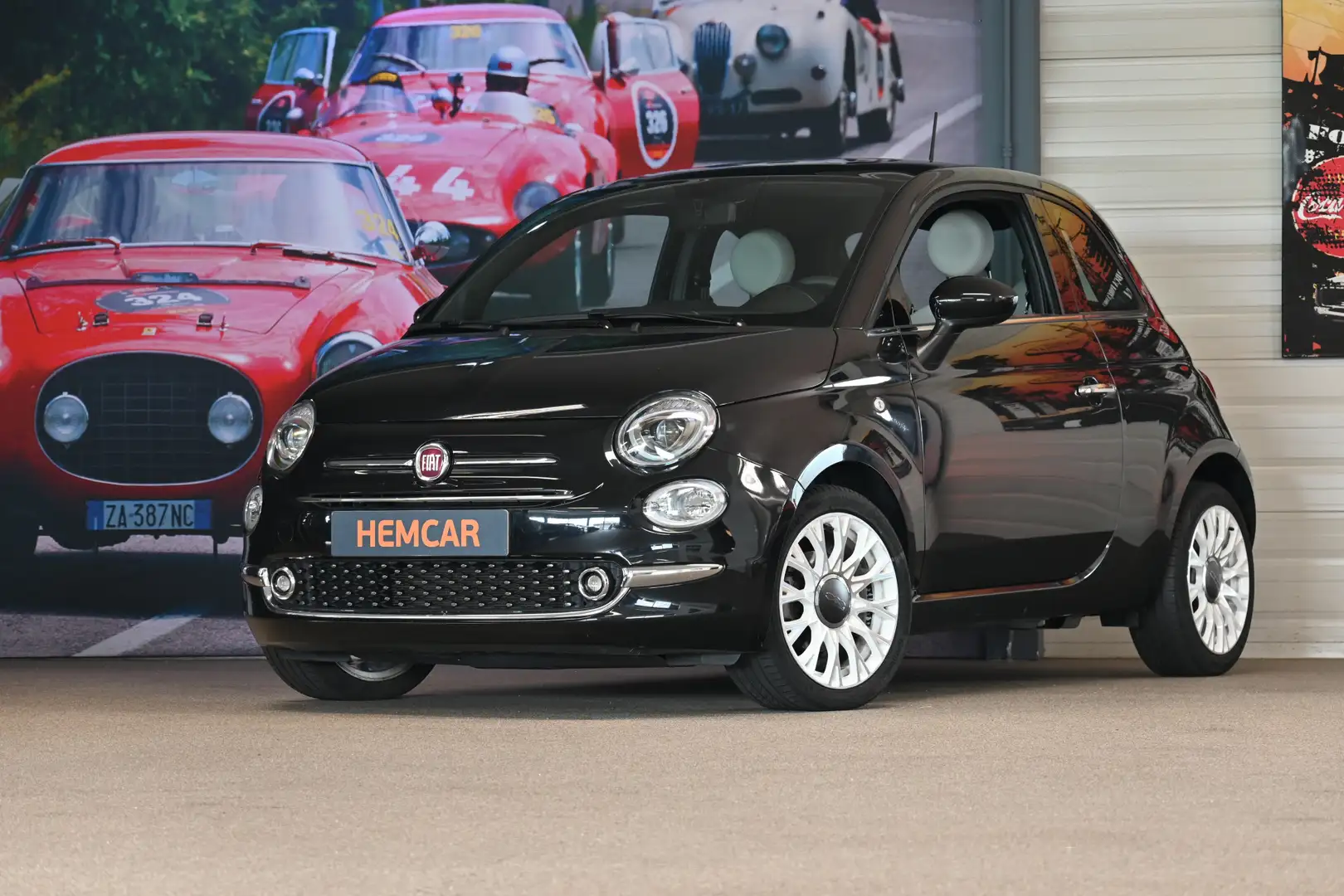 Fiat 500 1.0 Hybrid Star Zwart - 1