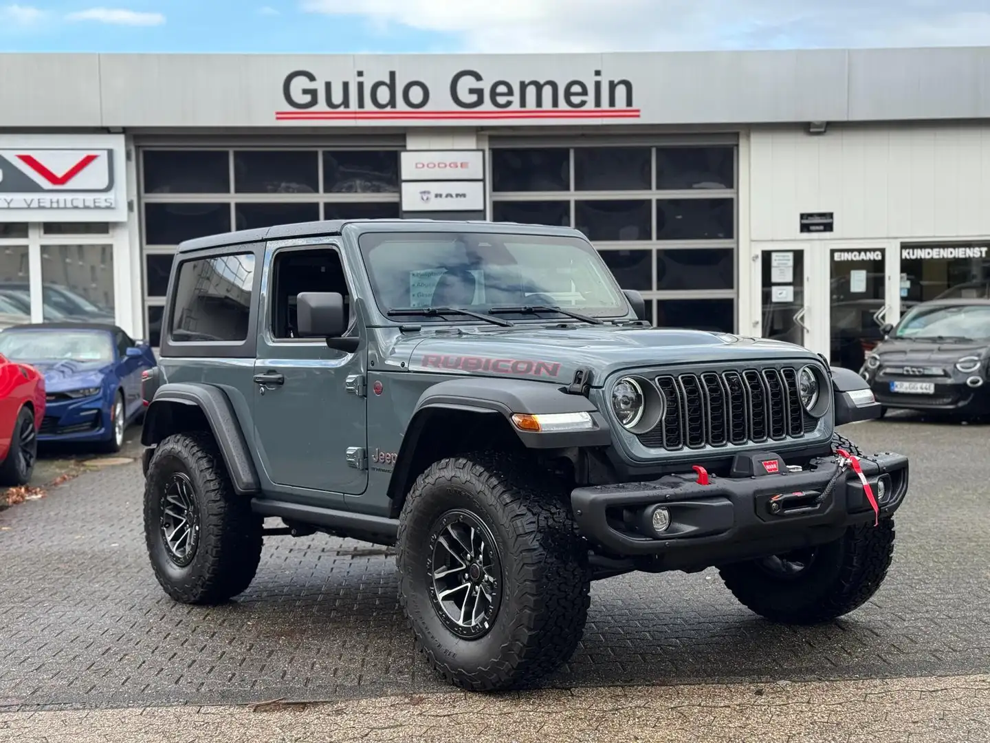 Jeep Wrangler Rubicon X 2.0l Stahlstoßstange +Seilwinde Grau - 1