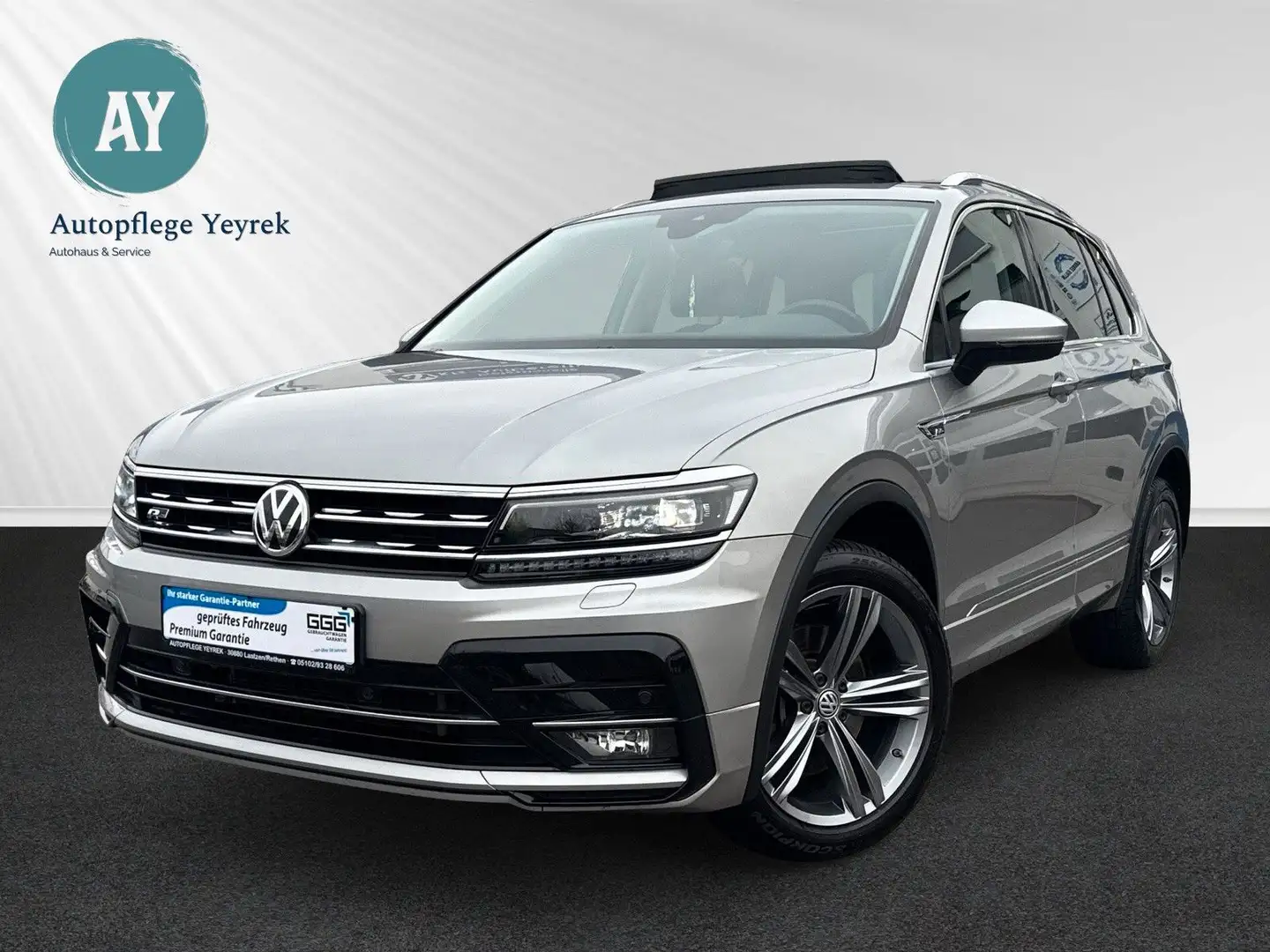 Volkswagen Tiguan R-Line 4Motion|220PS|Pano|LED|ACC|DCC|++ Argent - 2