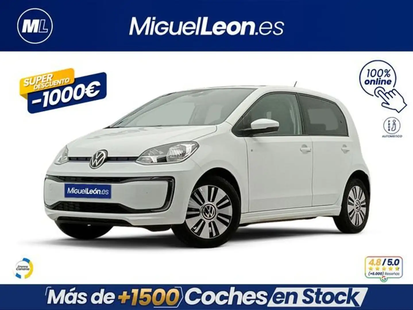 Volkswagen up! e-up! 1.0 60kW (82CV) Blanco - 1