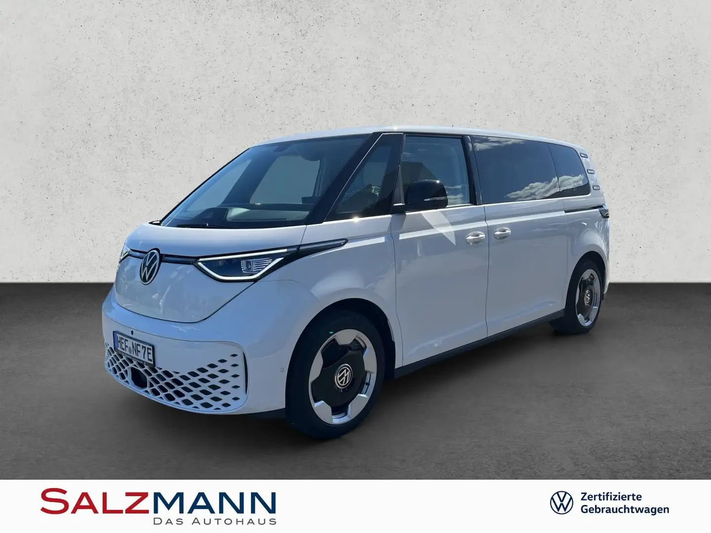 Volkswagen ID. Buzz Pro 86KW/h langer Radstand 7Sitzer ALU Weiß - 1