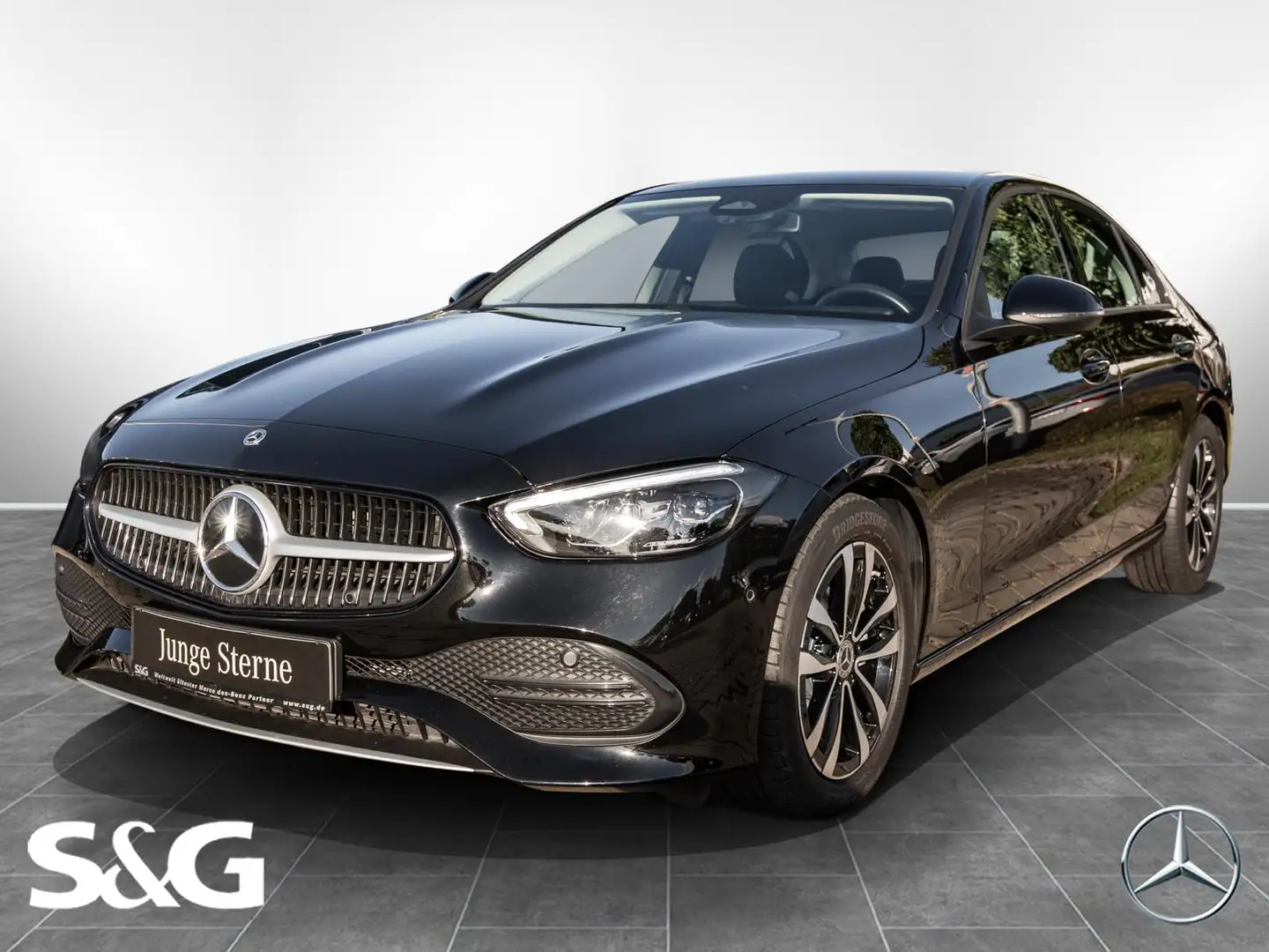 Mercedes-Benz C 220 d Sitzhzg.+17+MBUX+360°+LED+Totwink. Nero - 1