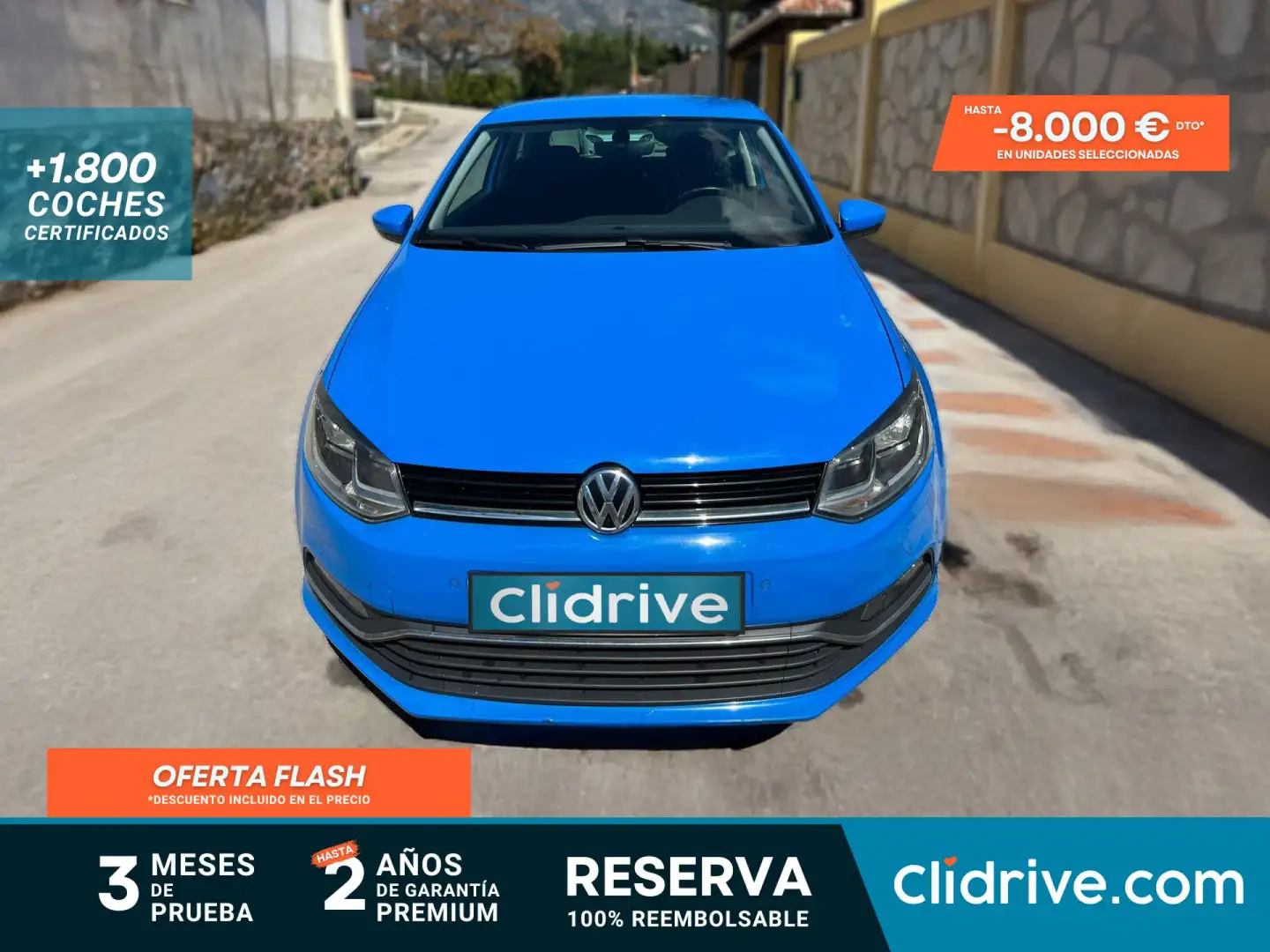 Volkswagen Polo 1.0 BMT Edition 44kW Azul - 1