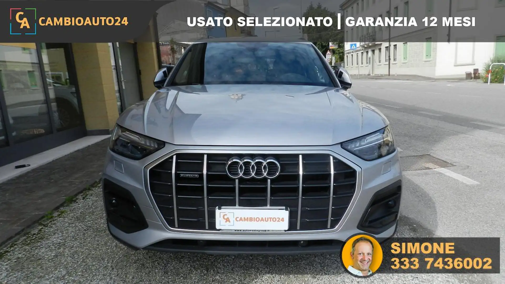 Audi Q5 SPB 40 TDI quattro S tronic S line plus cerchio 20 Argento - 1