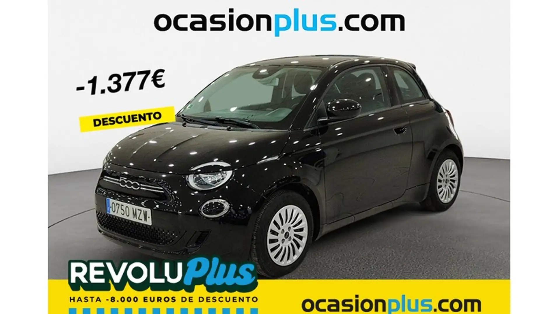 Fiat 500e 70Kw Action Negro - 1