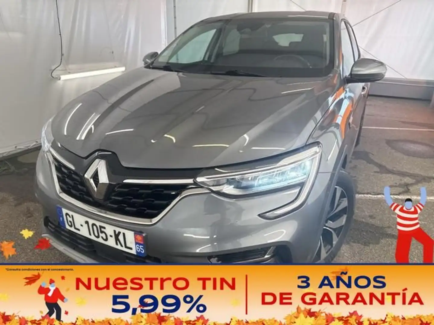 Renault Arkana Intens TCe 103kW(140CV) EDC mild hybrid Gris - 1