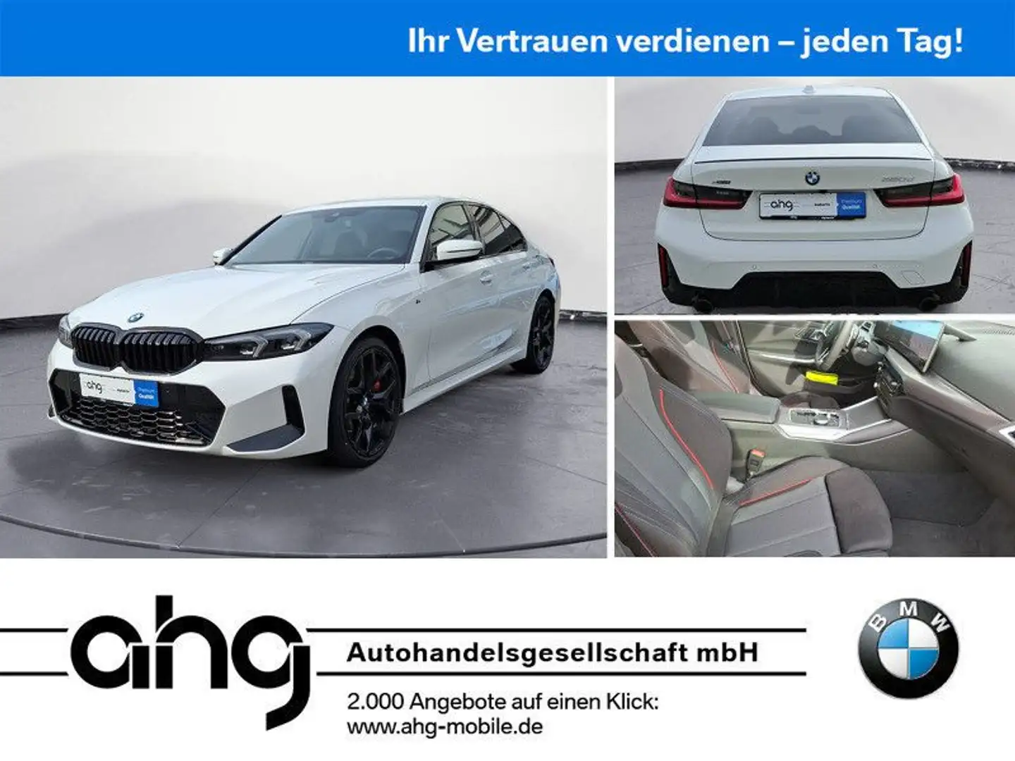 BMW 320 d xDrive Automatik M Sportpaket Sport Aut. Weiß - 1