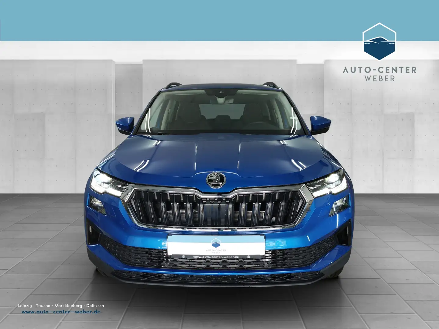 Skoda Karoq 1.5 TSI Tour *2xKlima*ACC*AHK*Fernlichtass. Blau - 2