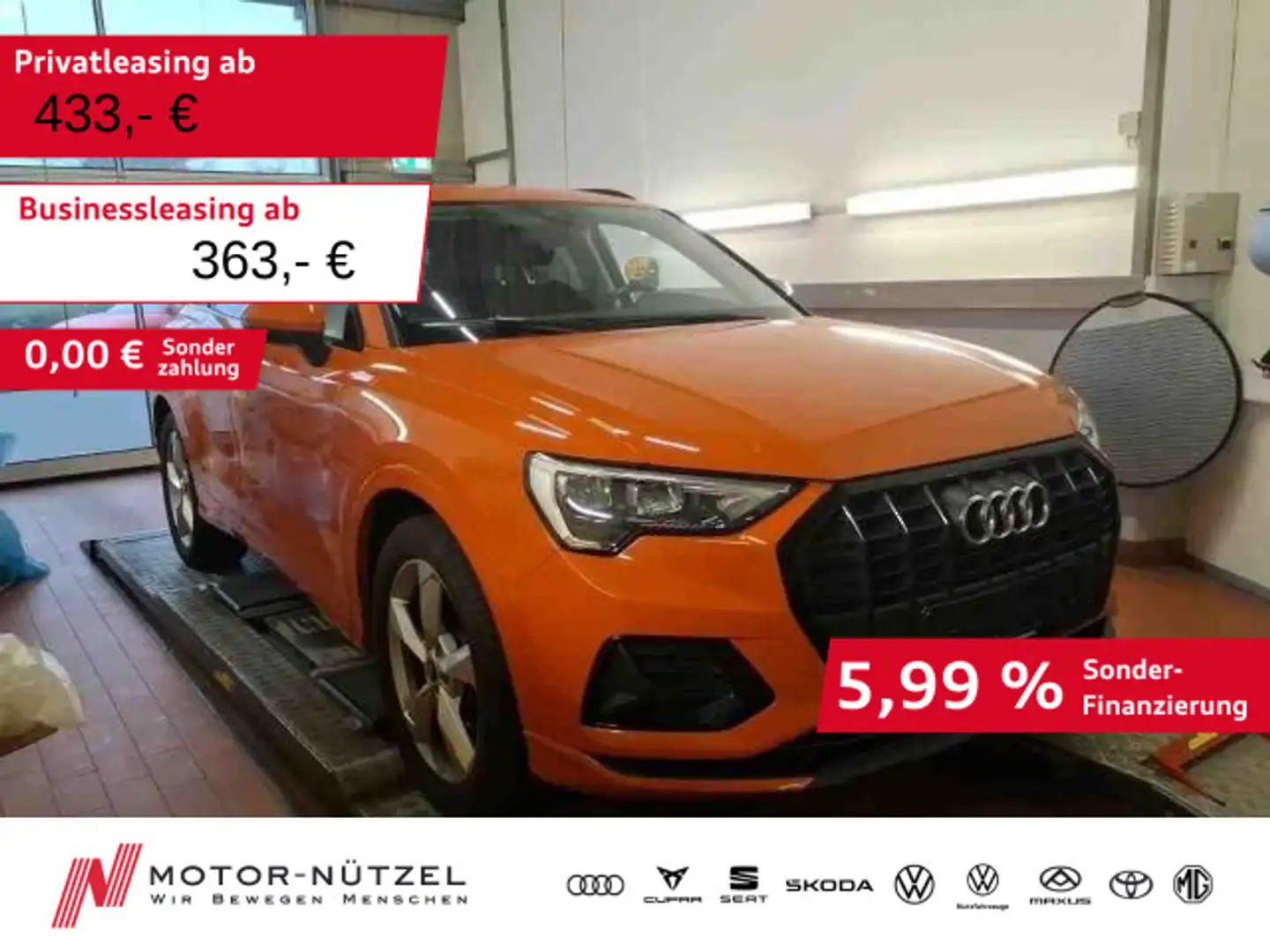 Audi Q3 35 TFSI S-TR ADVANCED 5JG+LED+MEDIA+AHK+ACC Orange - 1