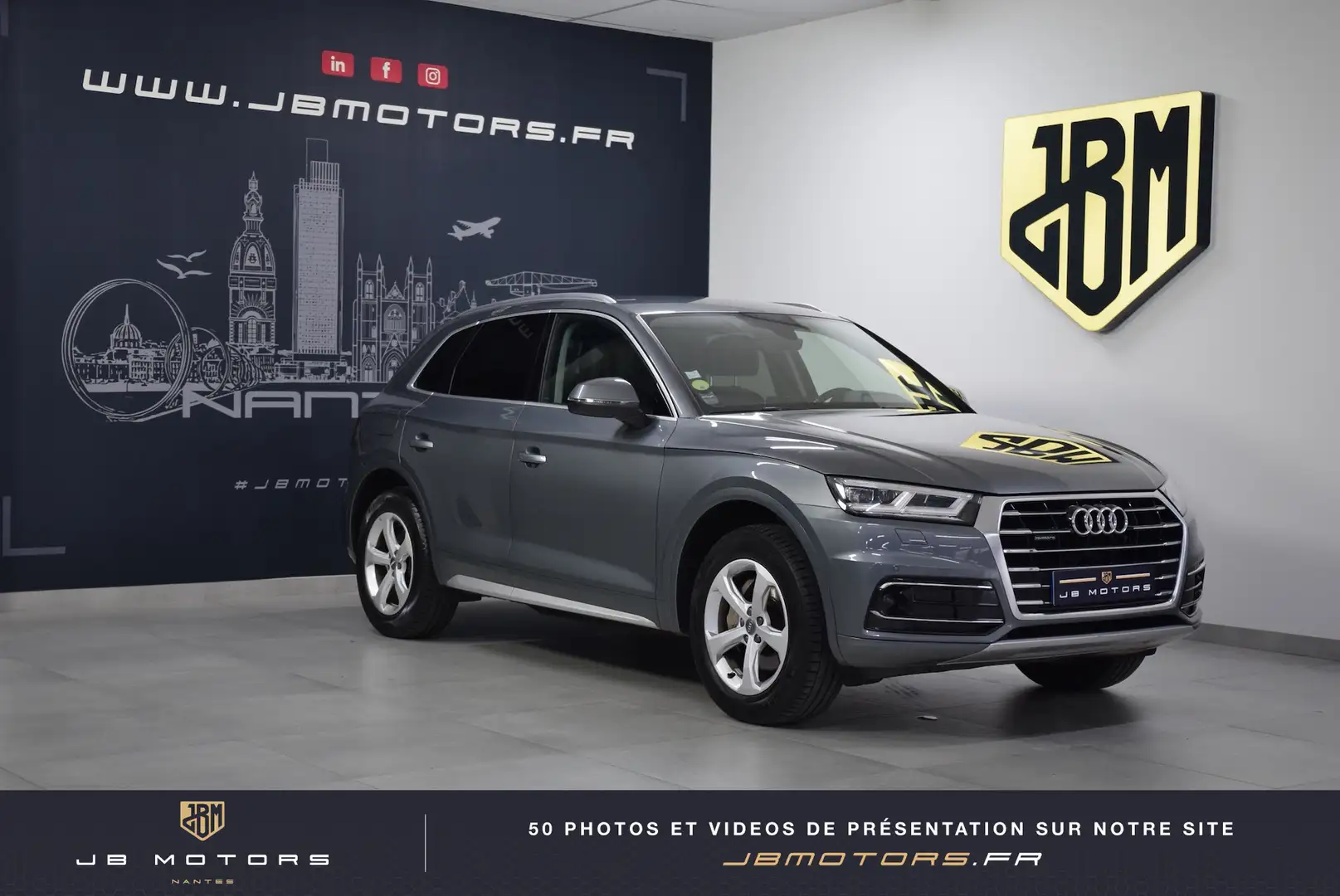 Audi Q5 40 TDI 190 S tronic 7 Quattro Design Luxe Gris - 1
