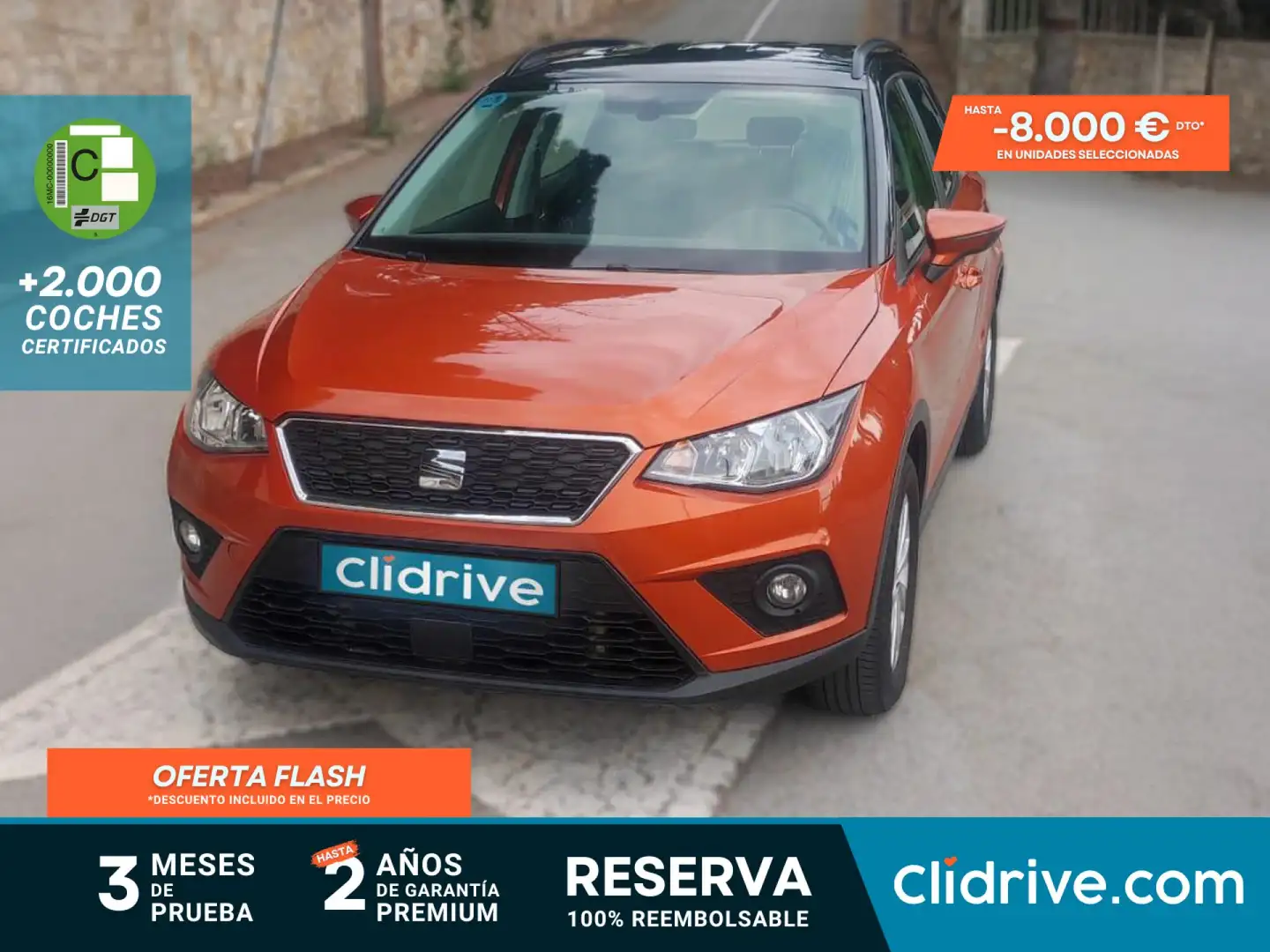 SEAT Arona 1.6 TDI 70kW (95CV) Xcellence Ecomotive Naranja - 1