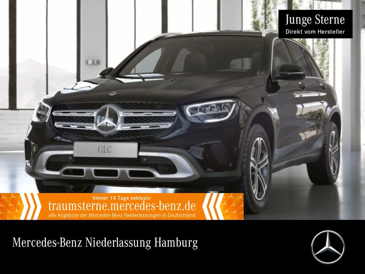 Mercedes-Benz GLC 300 e 4M 360+LED+FAHRASS+KEYLESS+9G Schwarz - 1