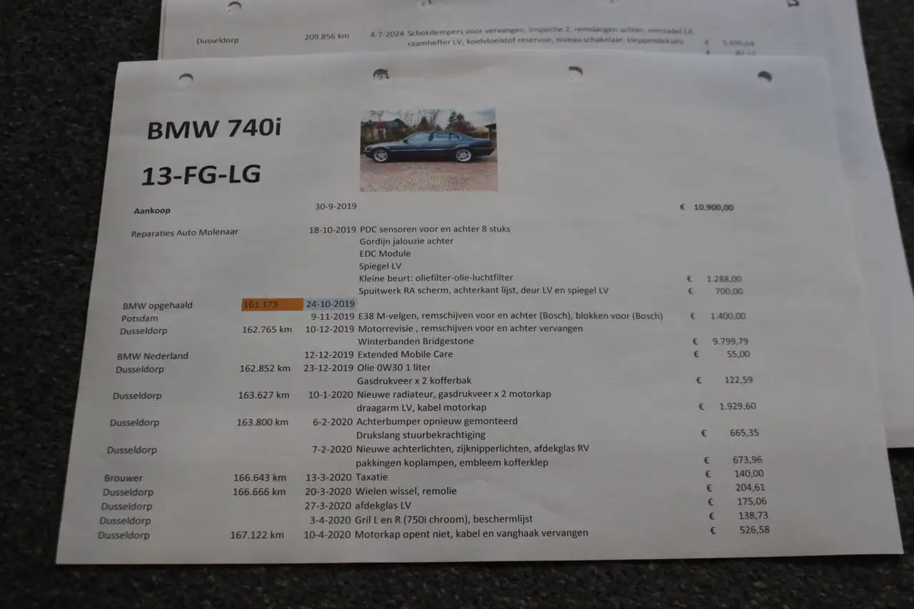BMW 740 7-serie 740i High Executive E38 | Nappa | Glasdak, foto 12