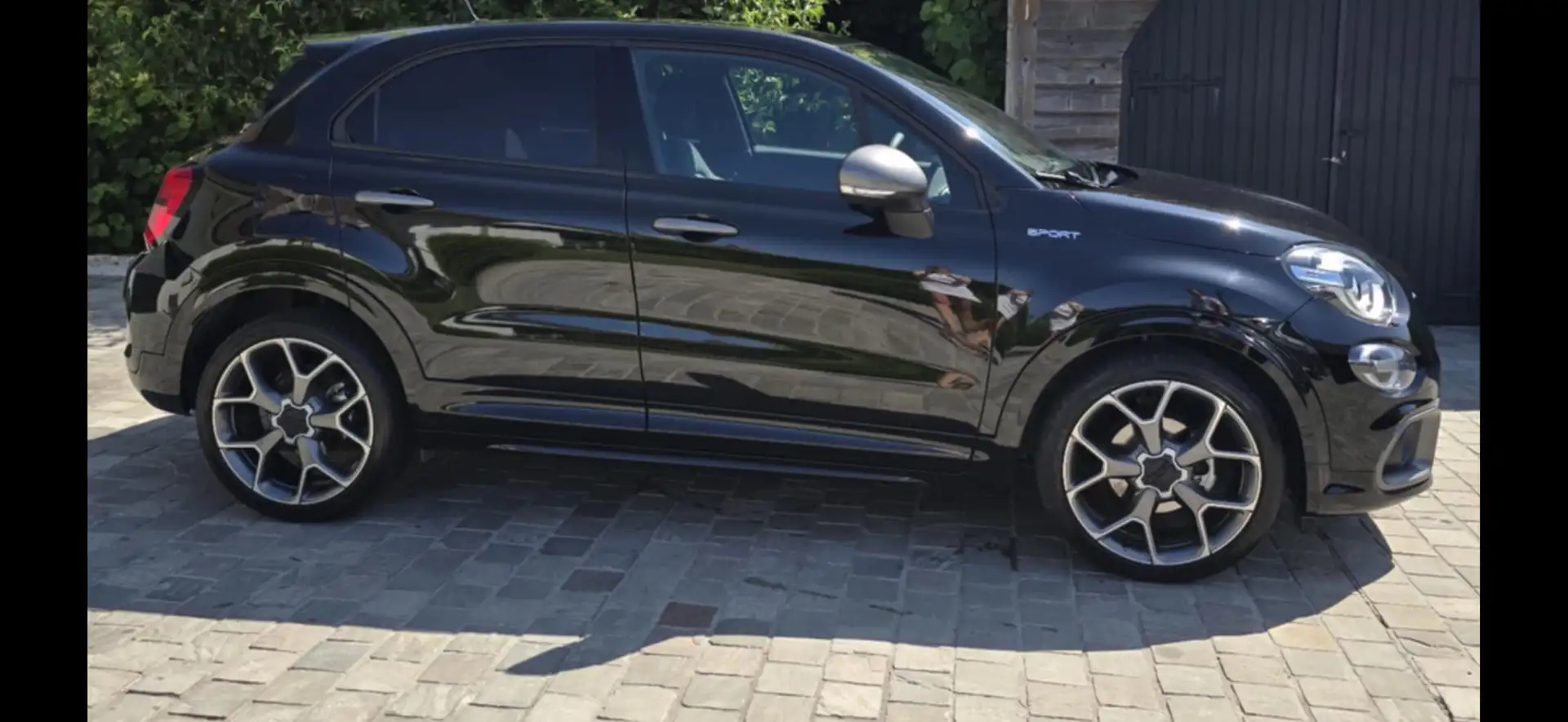 Fiat 500X 500 x 1.0 sport Zwart - 1