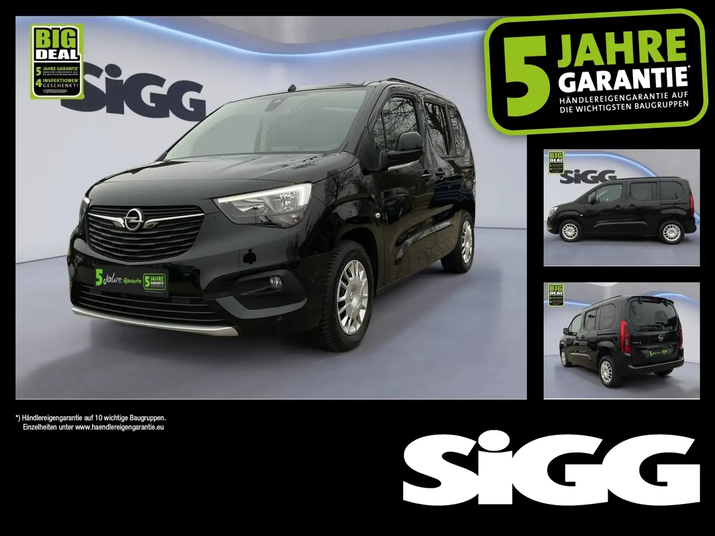 Opel Combo-e Life Electric Ultimate mit wenig KM + Winterpaket Schwarz - 1