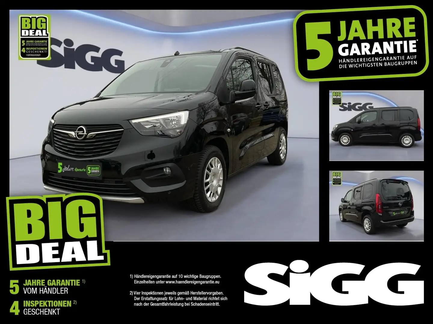 Opel Combo-e Life Ultimate inkl. gratis Wallbox! Schwarz - 1