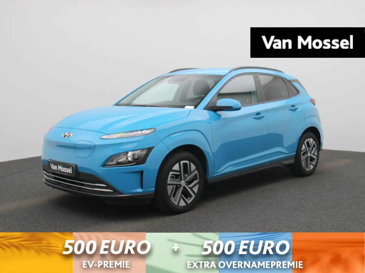 Hyundai KONA EV Fashion 39 kWh Bleu - 1