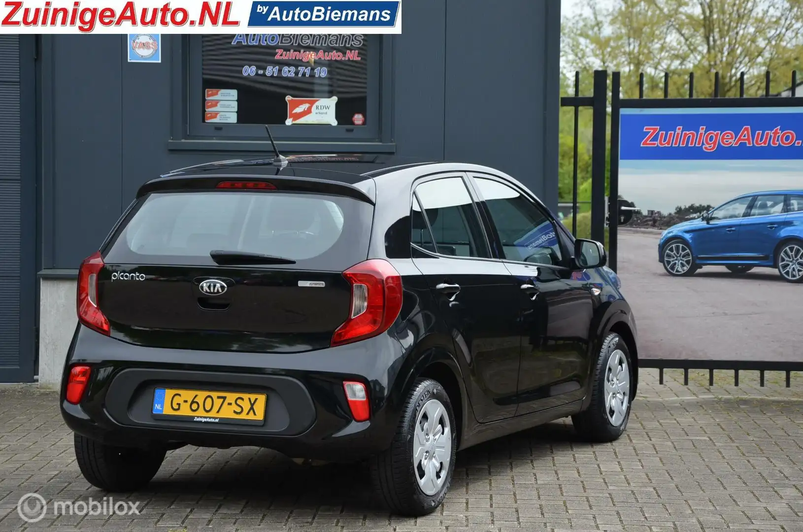 Kia Picanto 1.0i Airco Cruisecontrole 1e Eigenaar Zeer Mooi Zwart - 2