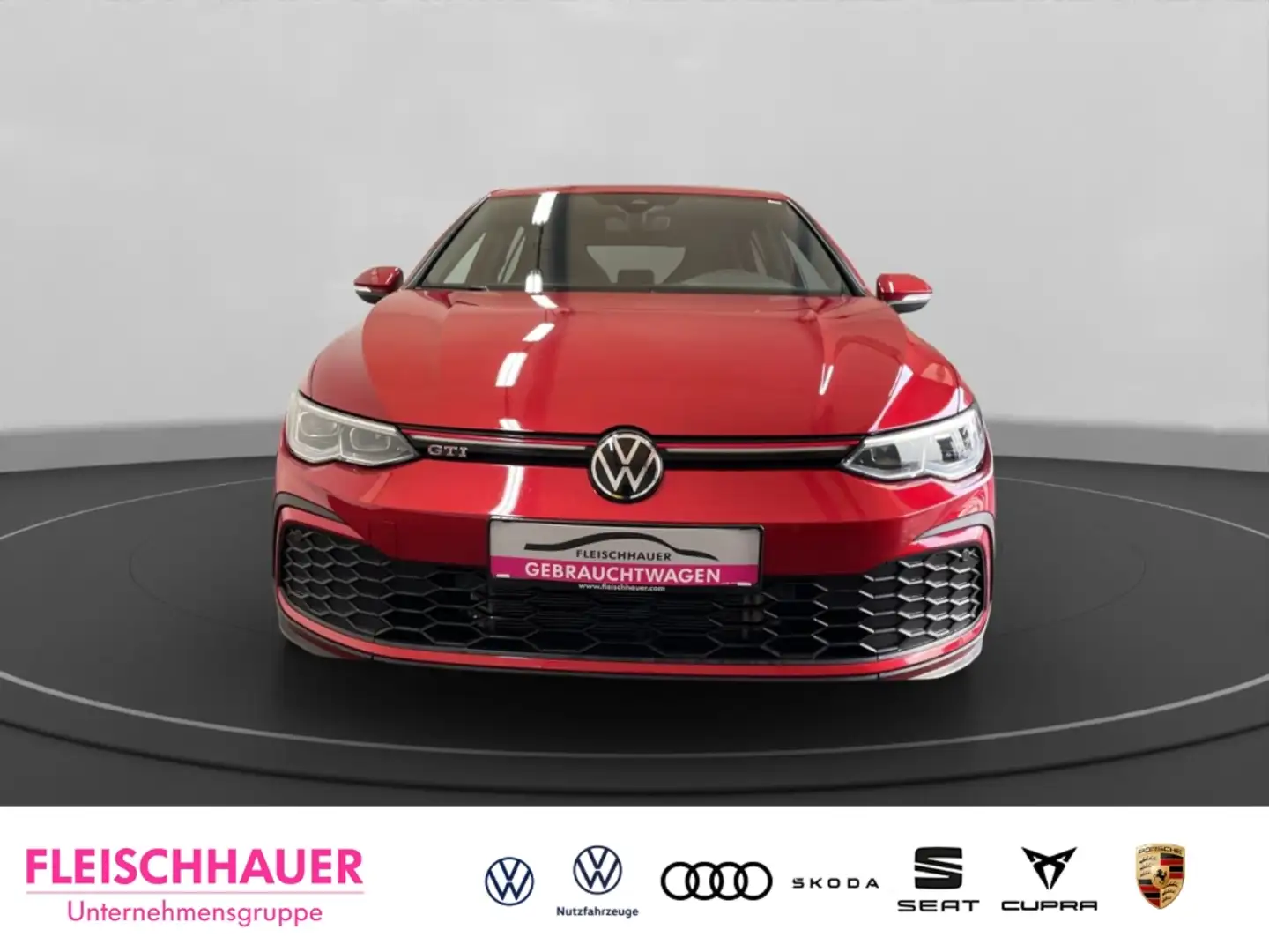 Volkswagen Golf GTI 2.0 TSI Navi Digitales Cockpit LED ACC Klima Tel.- Rojo - 2