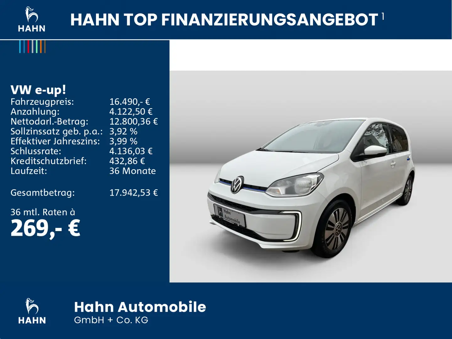 Volkswagen e-up! move up! Style "Plus" SHZ Climatr LM DAB+ Weiß - 2