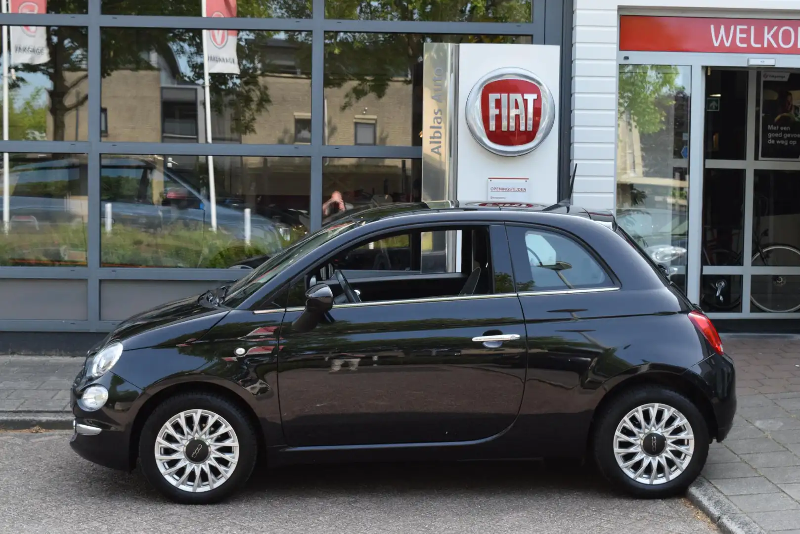 Fiat 500 1.2 Lounge|Pano|Cruise|PDC|Bluetooth Noir - 2