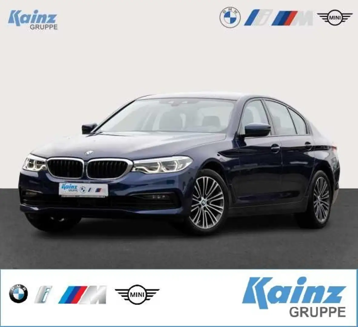 BMW 520 d xDrive Sport Line/HUD/ACC/Adaptive LED Blau - 1