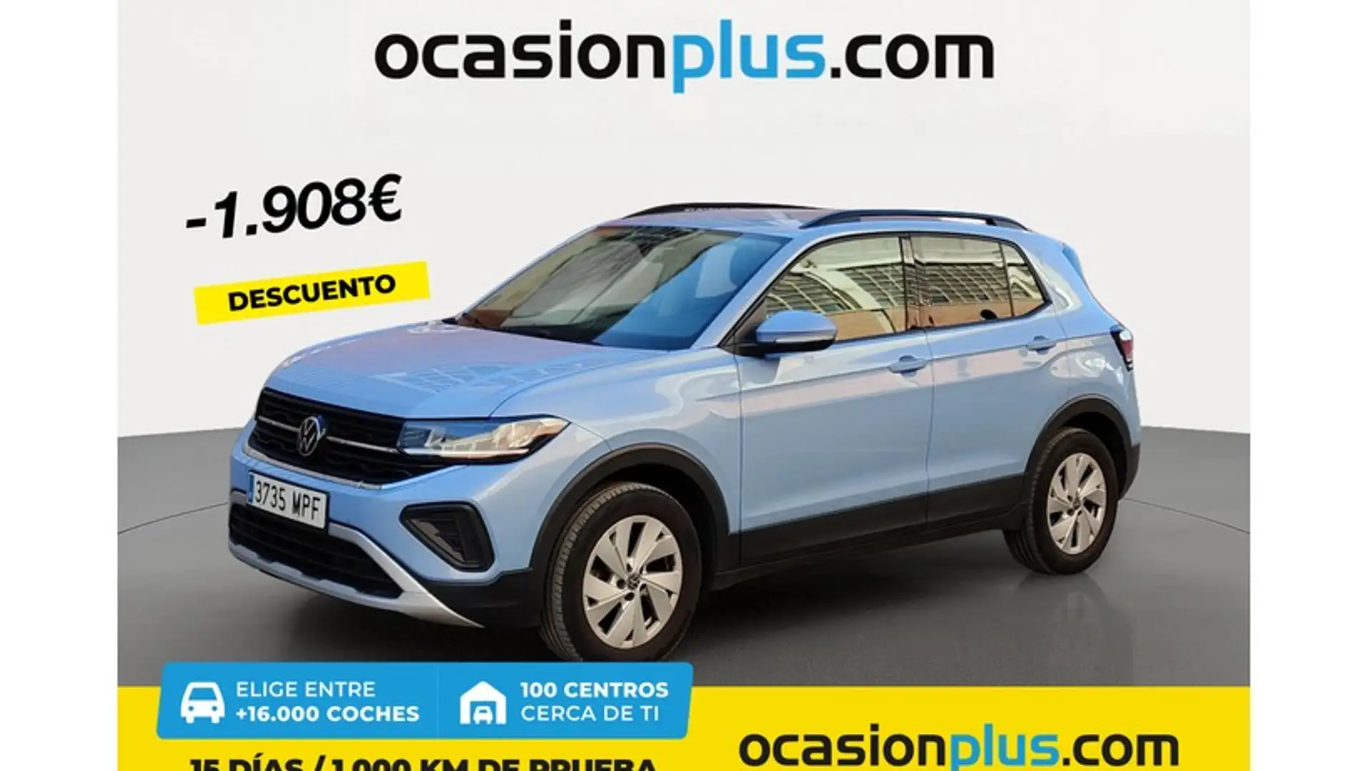 Volkswagen T-Cross 1.0 TSI Life Aut. 85kW Azul - 1