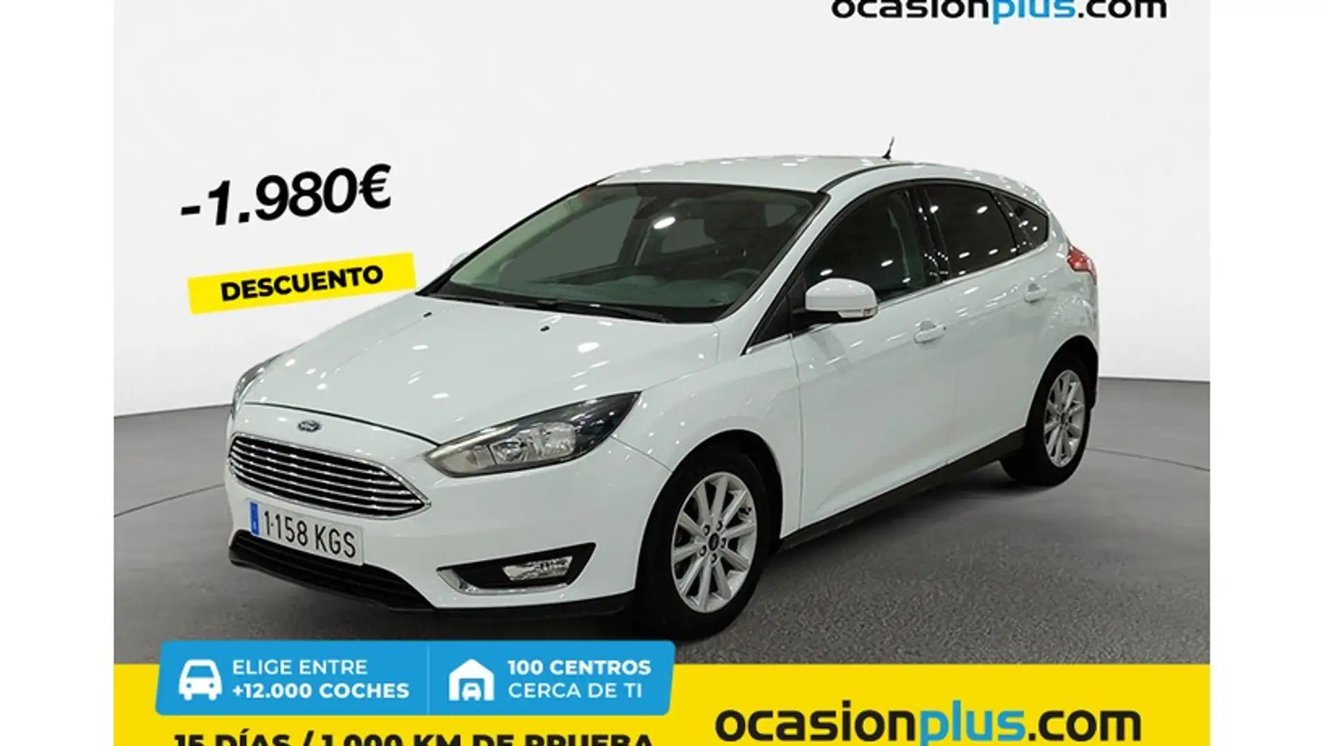 Ford Focus 2.0TDCi Auto-S&S Titanium 150 Blanco - 1