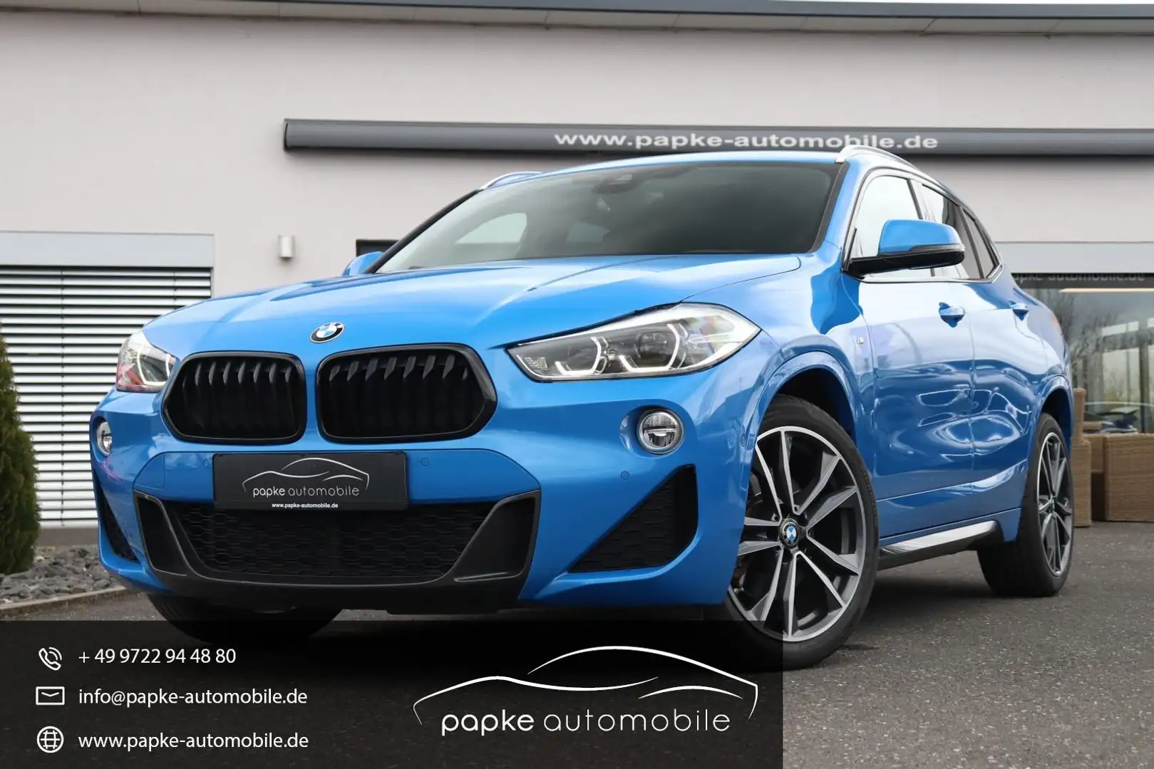 BMW X2 xDrive 25d M Sport +KAMERA+LEDER+NAVI+ASSIST+ Bleu - 1