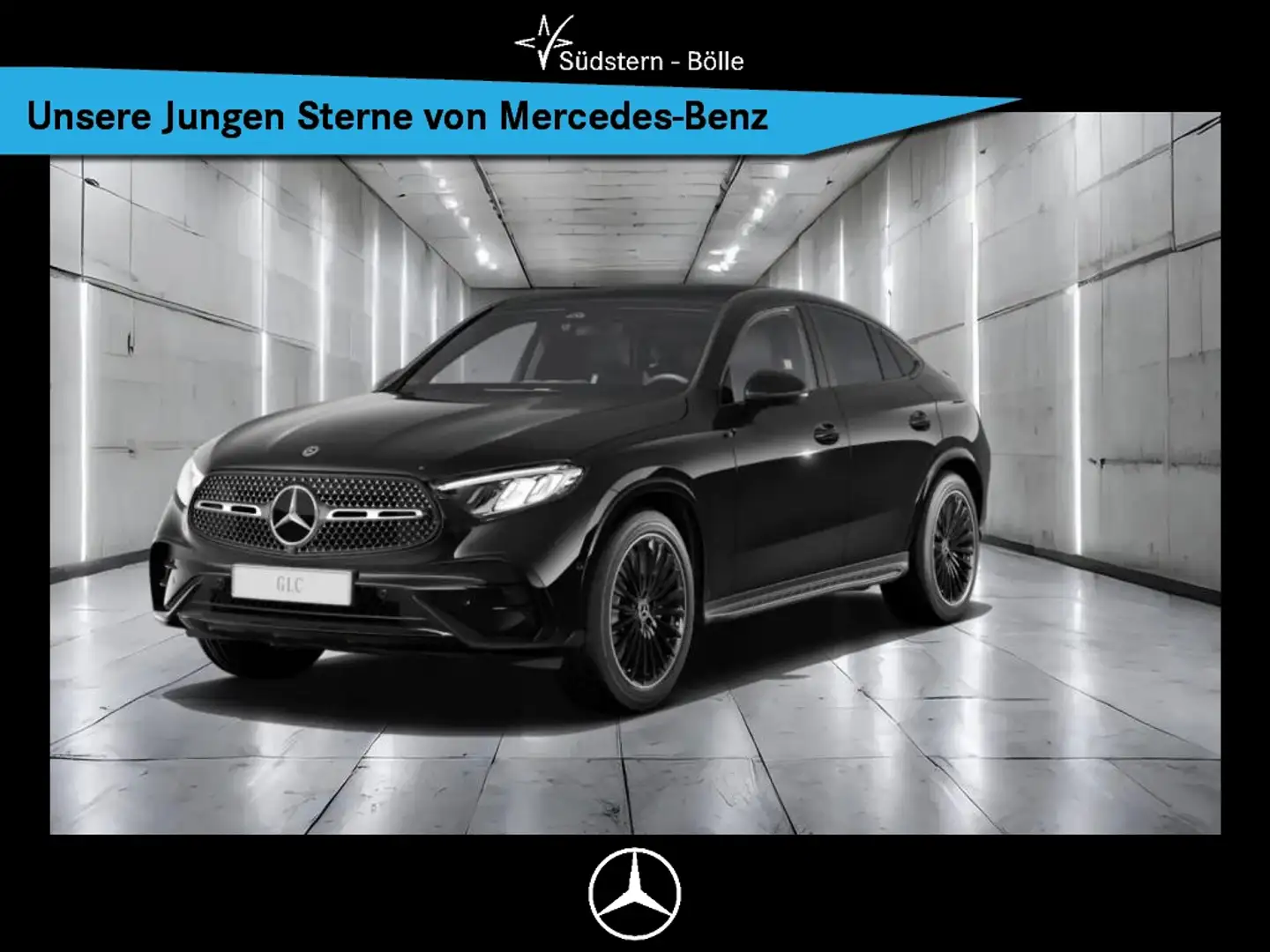 Mercedes-Benz GLC 300 4M Coupé AMG+NIGHT+PANO+AHK+STANDHEIZUNG Schwarz - 1