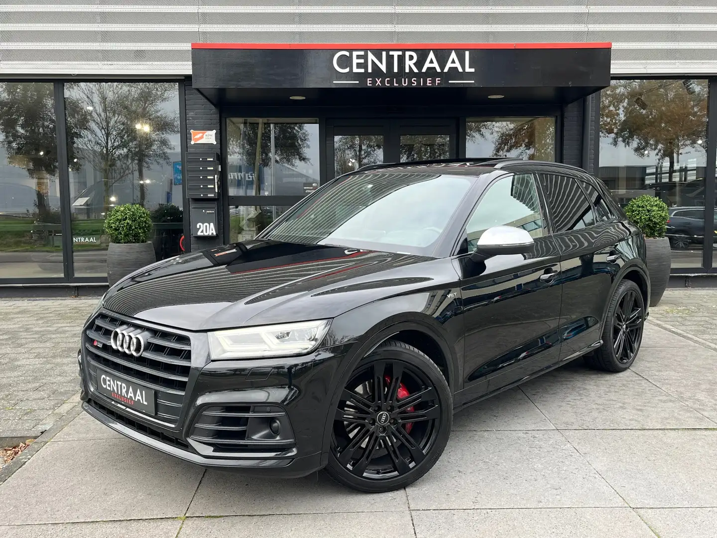 Audi SQ5 3.0 TFSI Quattro 354PK|Pano|B&O|Head-Up|Carbon|Mem Zwart - 1