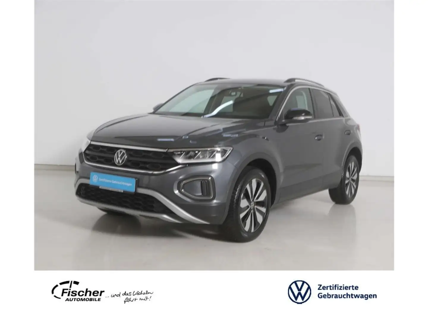 Volkswagen T-Roc 1.0 TSI GOAL 6-Gg. NAV/LED/ACC/Klima/SH Grau - 1