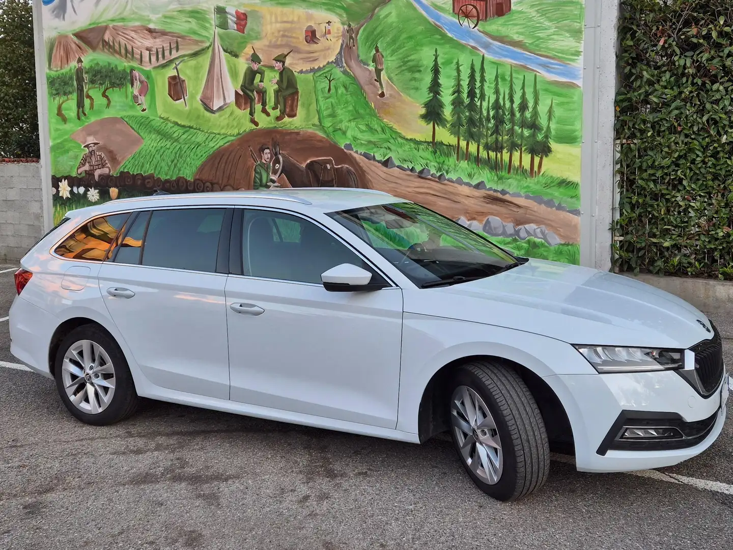 Skoda Octavia Octavia IV Wagon 1.5 g-tec Style 130cv dsg Bianco - 1