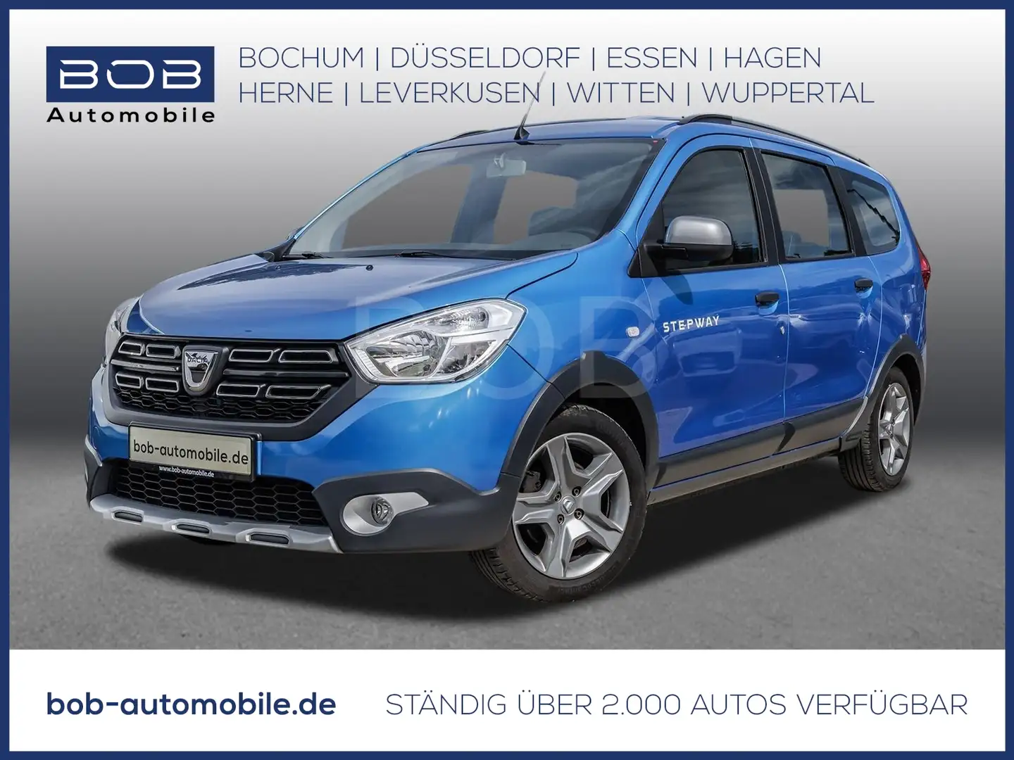 Dacia Lodgy Stepway Plus TCe 130  NAVI KLIMA SHZ Синій - 1