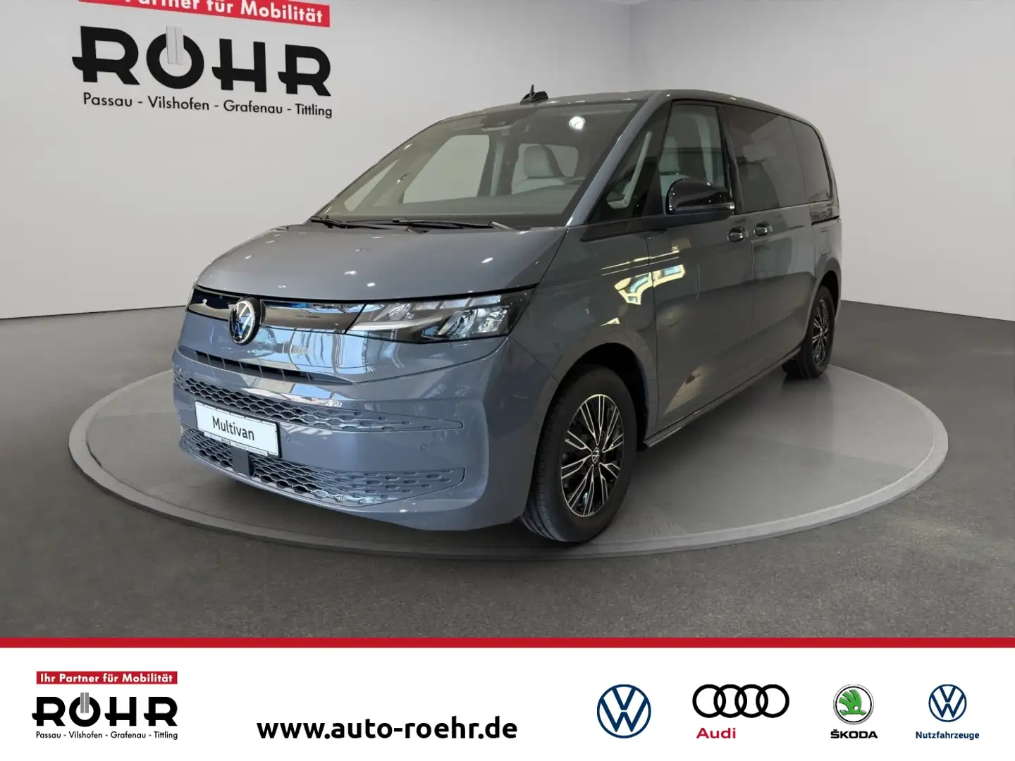 Volkswagen T7 Multivan (AHK.Kamera.Lane Assist) 2.0 l TDI 7-Gang-DSG KÜ Grau - 1