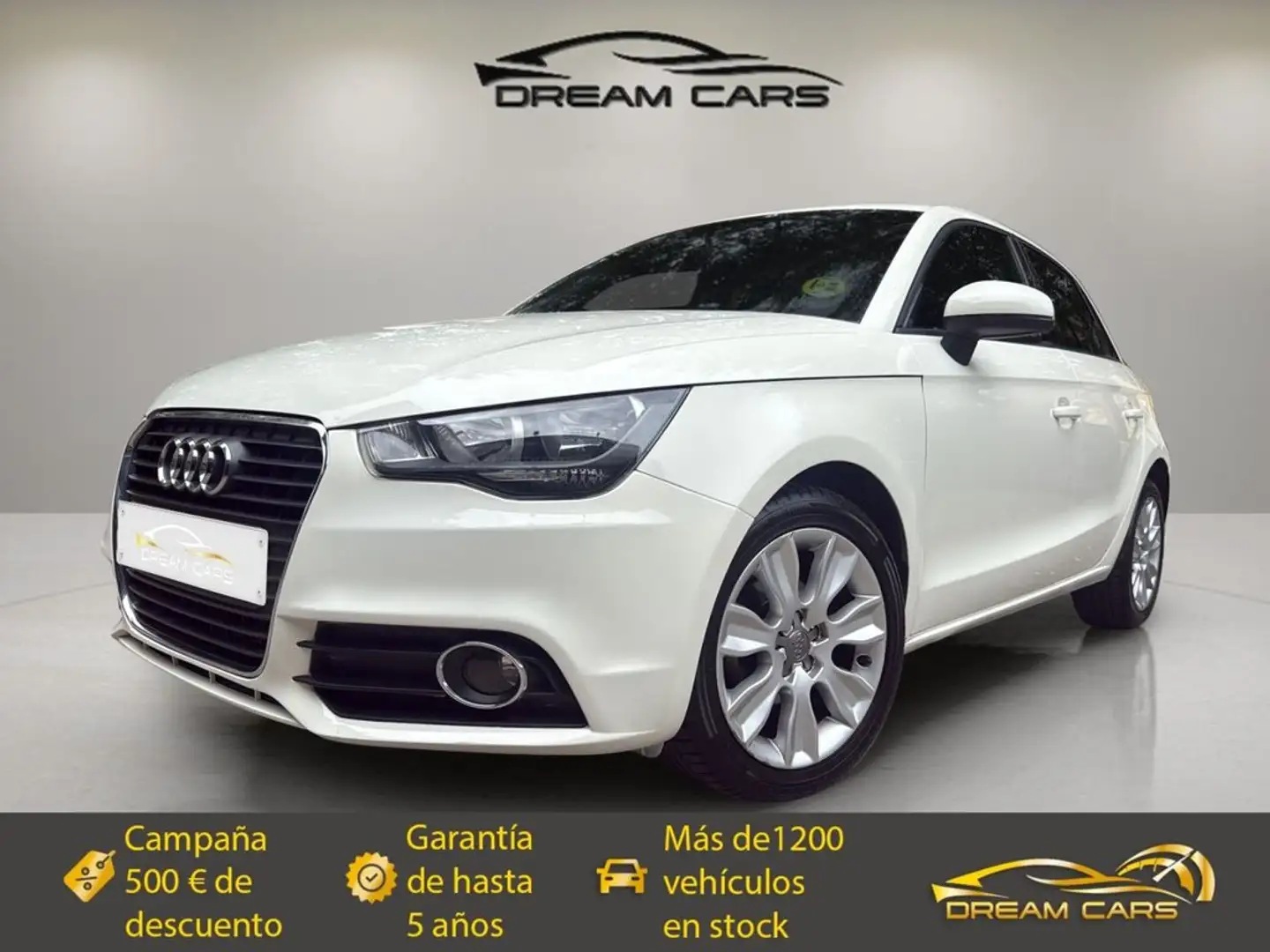 Audi A1 Sportback 1.6TDI Ambition S-Tronic Blanco - 1