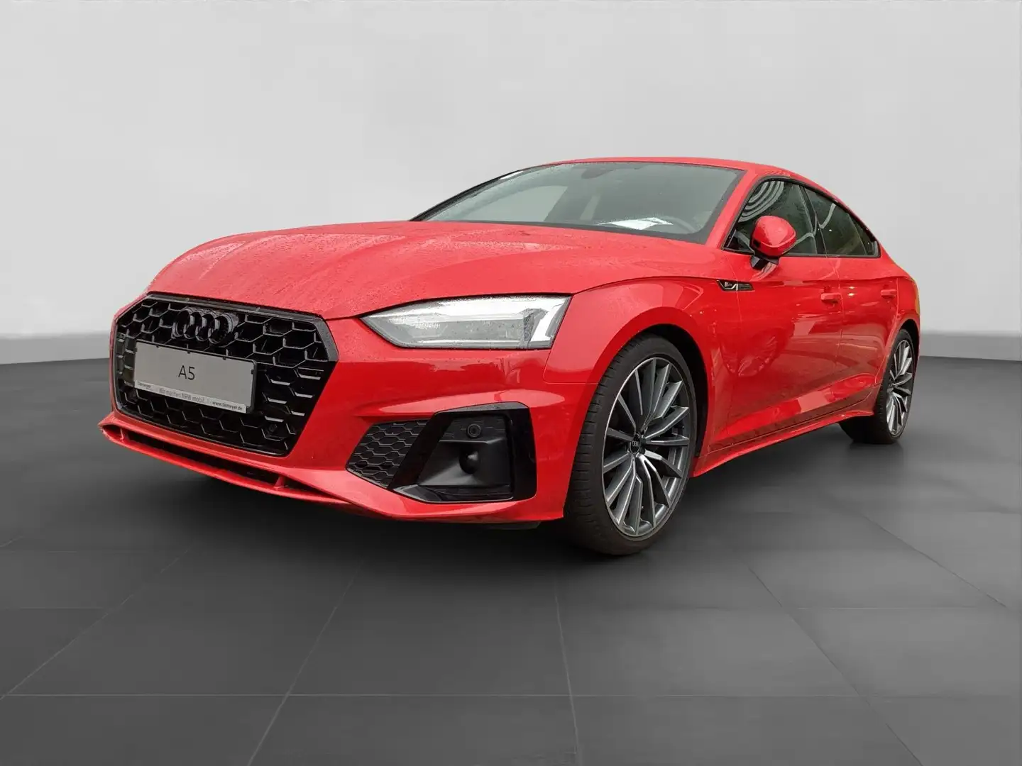 Audi A5 40 TFSI S LINE LEDER AHK LM Rot - 2