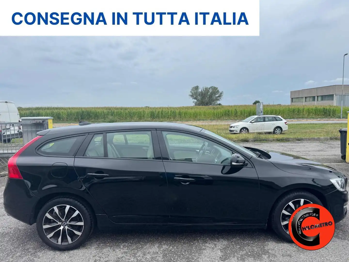 Volvo V60 D2 GEATRONIC EDITION-NAVI-PELLE-CERCHI 17-SENSORI- Fekete - 2