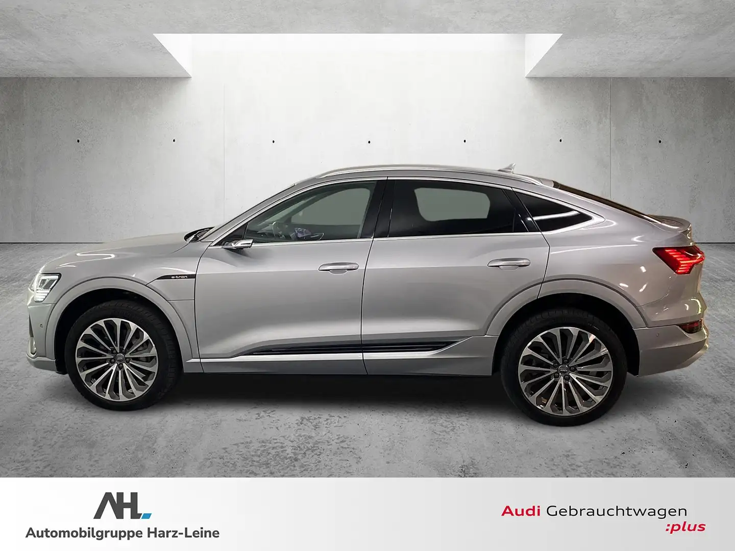 Audi e-tron Sportback S line 50 quattro S- line Head-up-Displa Silber - 2