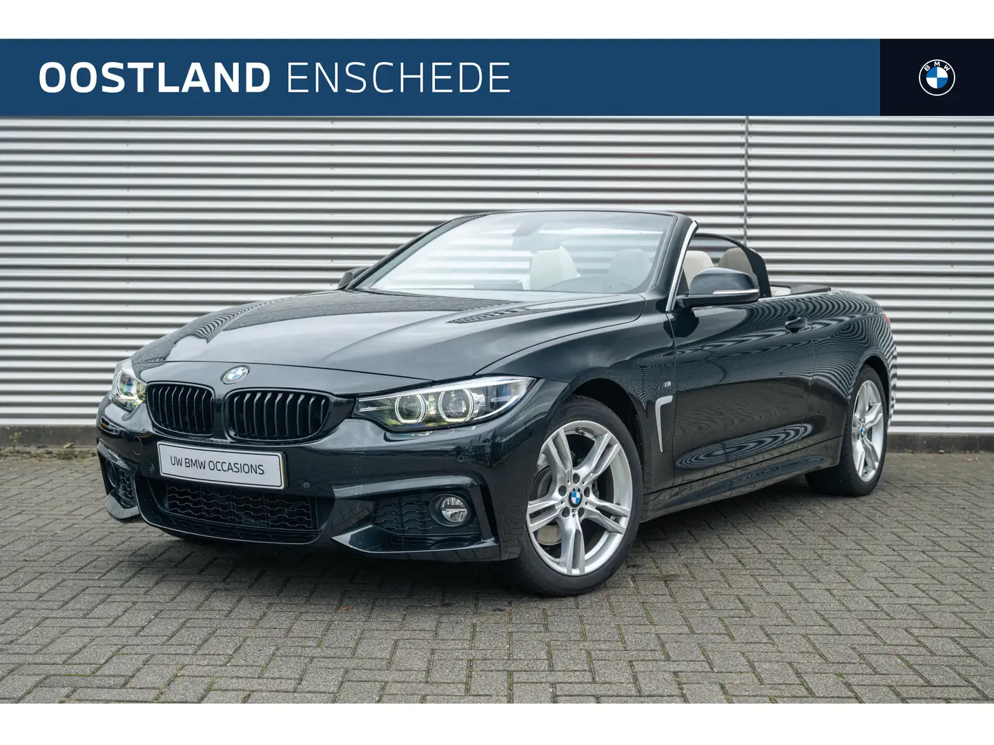 BMW 430 4 Serie Cabrio 430i xDrive High Executive M Sport Schwarz - 1