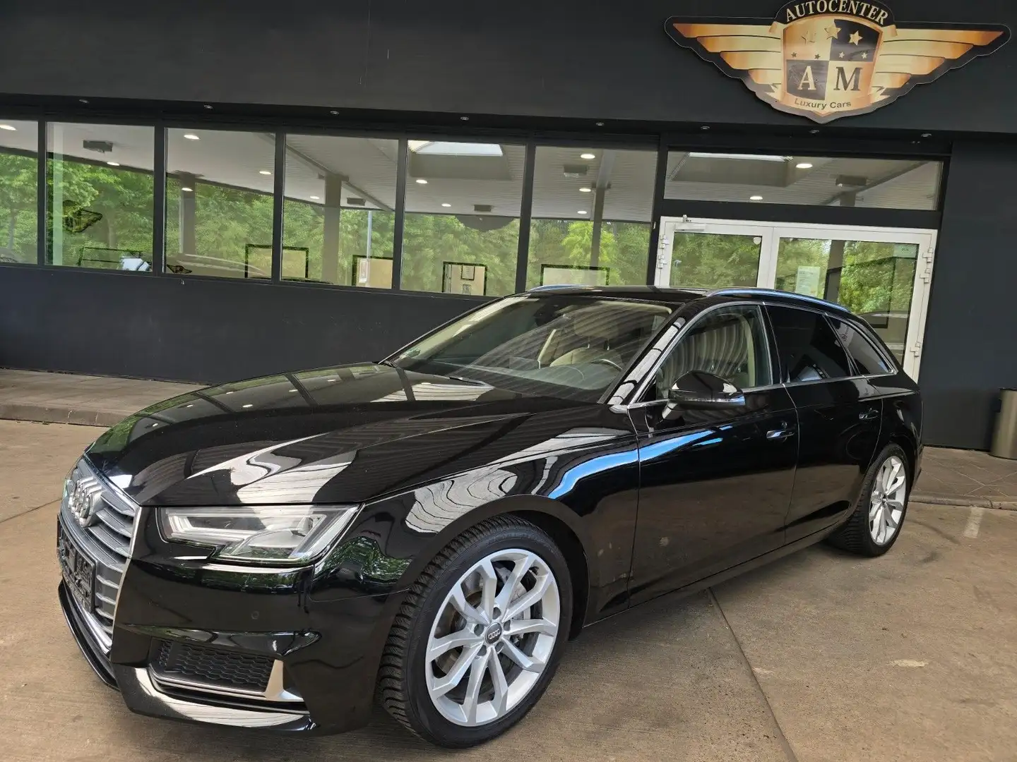 Audi A4 Avant 40 TDI SPORT LEDER/AHK/APS+/DAB/MEMORY Schwarz - 1