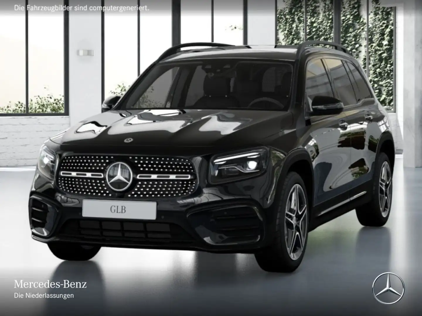 Mercedes-Benz GLB 220 4M AMG+NIGHT+PANO+360°+MULTIBEAM+FAHRASS Schwarz - 2